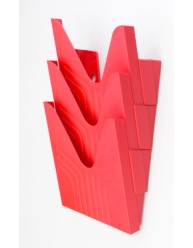 Display File A4 Set of 3 Red