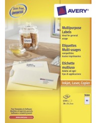 Multifunction &amp; Copier Label, 38.1 x 21.2 mm