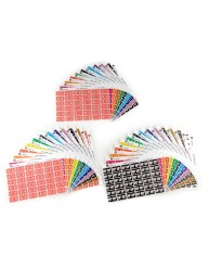 Numeric '4' Side Tab Colour Coding Labels