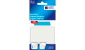 10 onglets traditionnels transparents, 76,2 x 88,9 mm (Bleu Foncé)