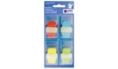 Onglets adhésifs format timbre Couleurs Primaires 25 x 38 mm