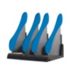 Avery Infinity Modular Heavy Duty Bookrack 4-part Dark Grey and Blue