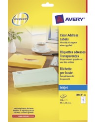 Clear Inkjet Labels