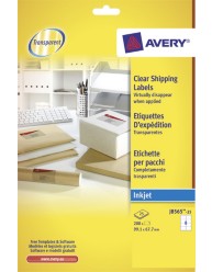 Clear Inkjet Labels