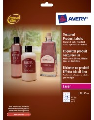 Textured Product Labels, 62 x 58 mm