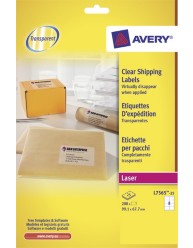 Clear Laser labels