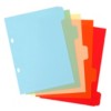 Martha Stewart Home Office&trade; with Avery&trade; Write-on plastic dividers, 5 tabs, Assorted, A5