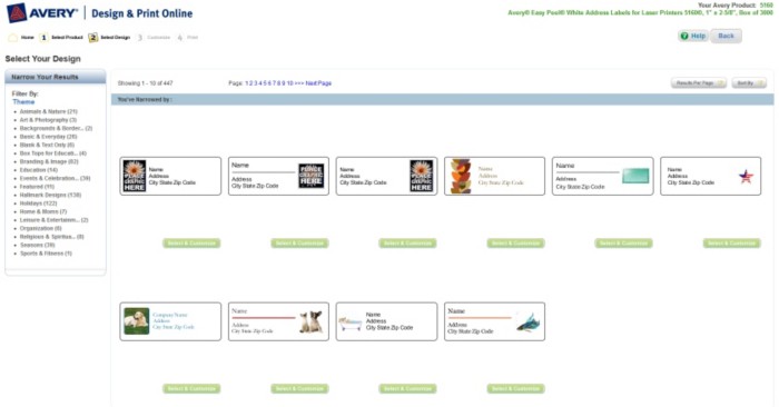 How to Find a Template in Avery Design &amp; Print Online