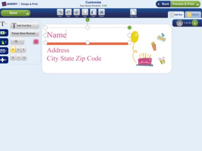 How to Customize Your Project in the Design & Print App for Tablets (Tools Palette)