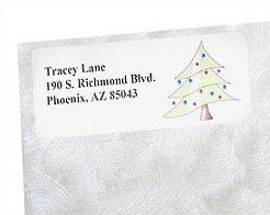 Create Holiday Return Address Labels
