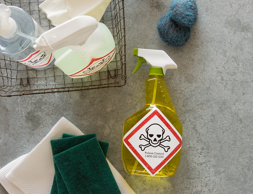 Create custom chemical labels with Avery UltraDuty GHS Chemical Labels