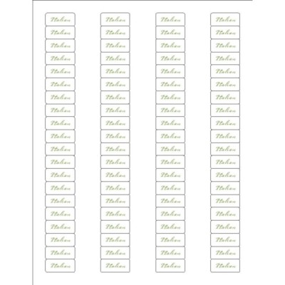 Menu Index Maker Easy Apply Dividers, 8 tab