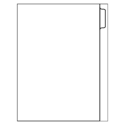 Direct Print Custom Dividers - 5 tab - Portrait