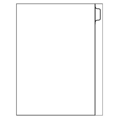 Direct Print Custom Dividers - 8 tab - Portrait