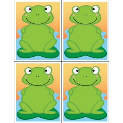 Cupcake Craft Frog Postcard, 4 per sheet