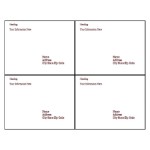 Avery 4 Postcard Template