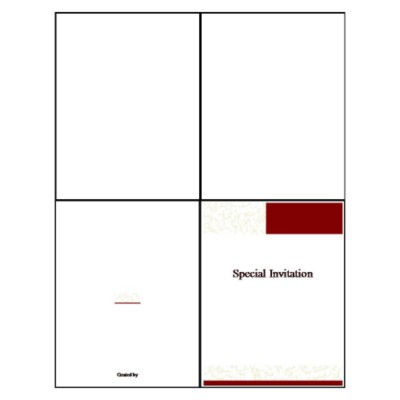 Celebration Quarter-Fold Greeting Card