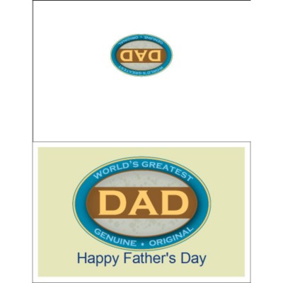 Father's Day Half-Fold Greeting Card