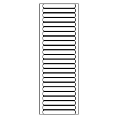 Pin Fed Filing Label, 4027