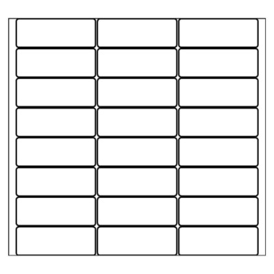 Pin Fed Label, 4033