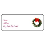 Larger View / More Images. Christmas Wreath Address Label, 30 per sheet. Avery Pre-Designed Templates for Microsoft Word