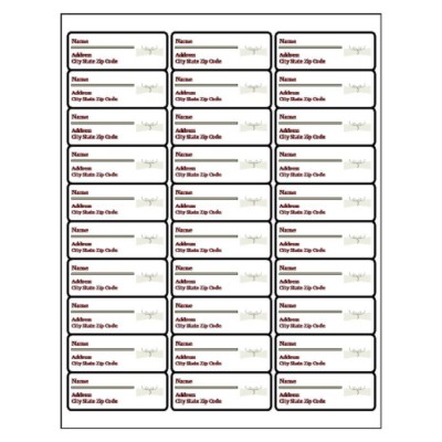 Free Labels Template 21 Per Sheet