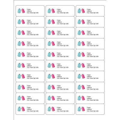 Summer Lanterns Address Labels, 30 per sheet