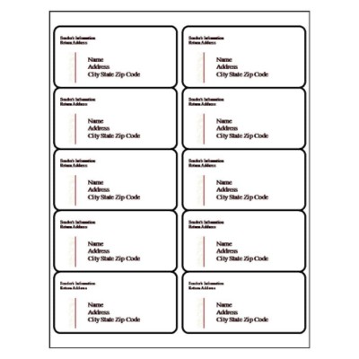 Celebration Shipping Label, 10 per sheet