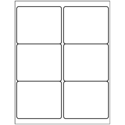 Shipping Label, 6 per sheet
