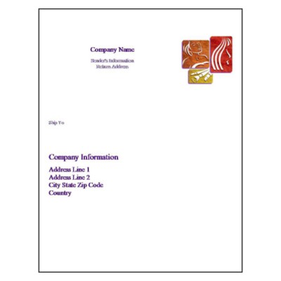 Salon Full Sheet Label