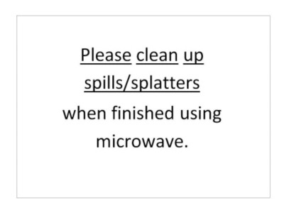 Spills/Splatters Full Sheet Labels, 1 per sheet