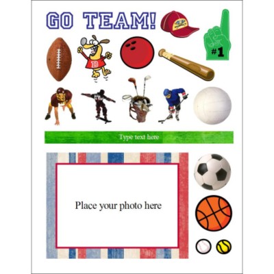 Sports Clear Sticker Project Paper