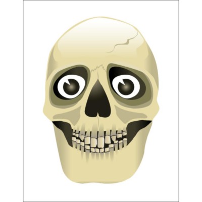 Skull Window Decal