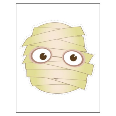 Mummy Sticker Paper