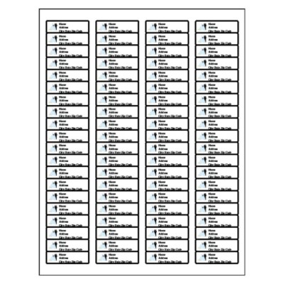 Wedding Return Address Label, 80 per sheet