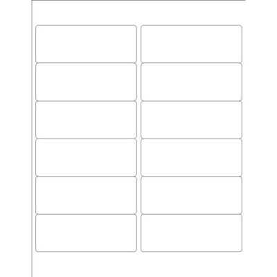 5 1/4" Diskette Label, 12 per sheet