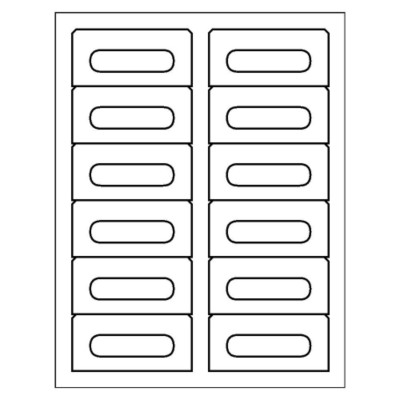 Audio Tape Label, 12 per sheet