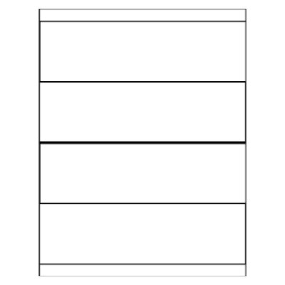Medium Tent Card, 2 per sheet