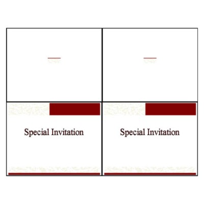 Celebration Note Card - Wide, 2 per sheet
