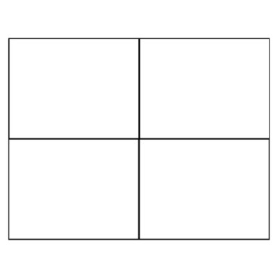 Note Card - Wide, 2 per sheet