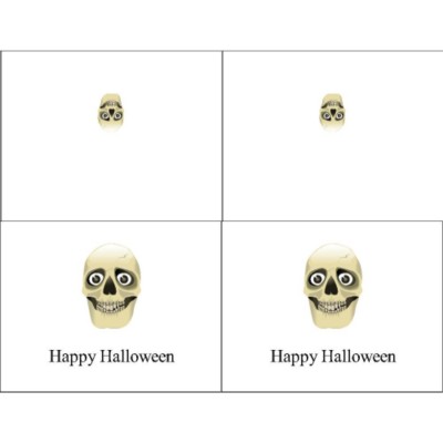 Skull Note Card
