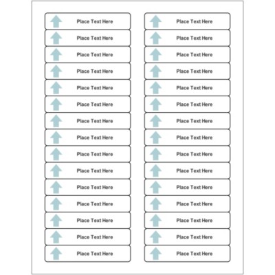 Arrow Design File Folder Labels, 30 per sheet