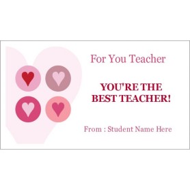 Templates - Valentine Hearts Business Cards, 10 per sheet ...
