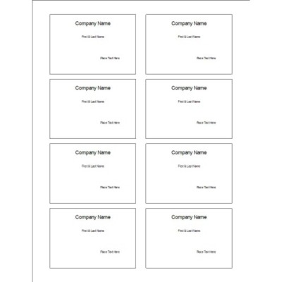 QR Code Name Badge Label, 8 per sheet