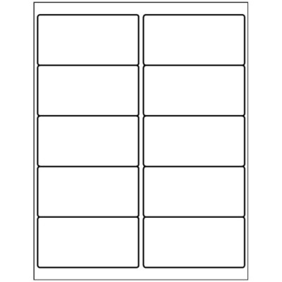 Shipping Label - Weatherproof, 10 per sheet