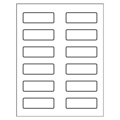Send and Reply Label, 12 per sheet