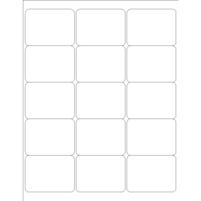 3 1/2" Diskette Label, 15 per sheet