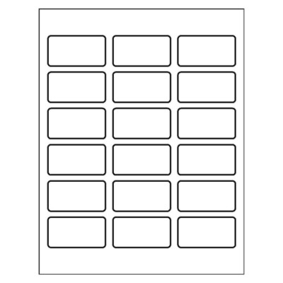 Print-to-the-Edge Address Label, 18 per sheet