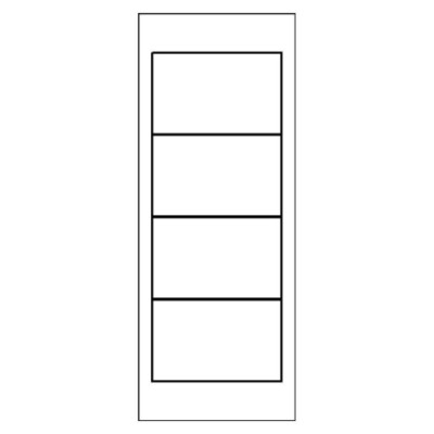 Name Badge Insert, 4 per 4.25x11 sheet