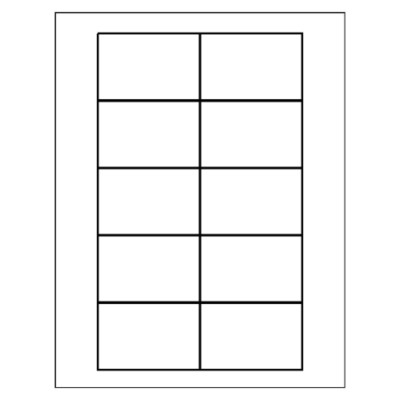 Name Badge Insert, 10 per sheet, 74558